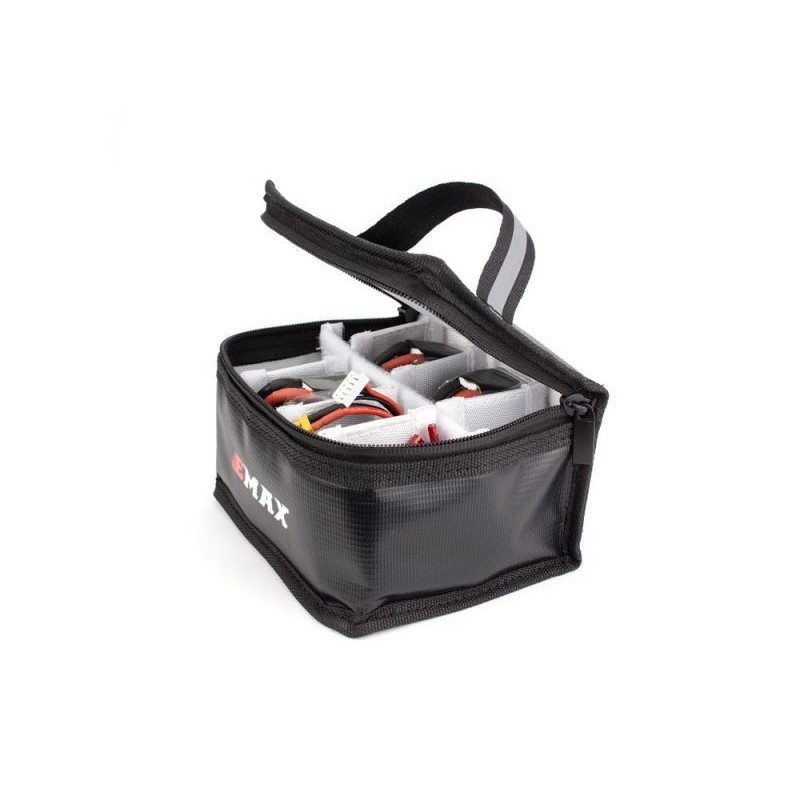Accessoires batteries et piles - Sac sécurité Lipo 15.5x11.5x9cm Lipo-SAFE - EMAX - FLASH RC