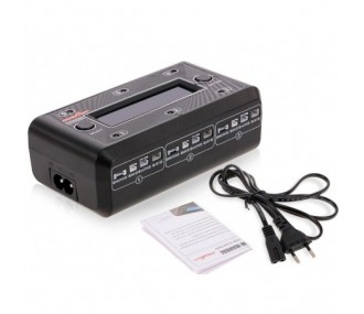 Chargeurs - Chargeur UP-S6AC 6x1S LiPo/LiHV Chargeer 6x4.35W/1A AC/DC Ultra Power - FLASH RC 2