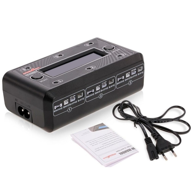 Caricabatterie - UP-S6AC 6x1S LiPo/LiHV Caricatore 6x4.35W/1A AC/DC Ultra Power - FLASH RC