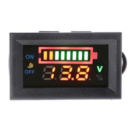 Voltmètres - Voltmètre numérique 12V batterie au pomb - FLASH RC