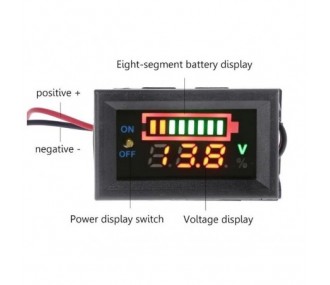 Voltmeter - Digitales Voltmeter 12V Bleiakku - FLASH RC 2
