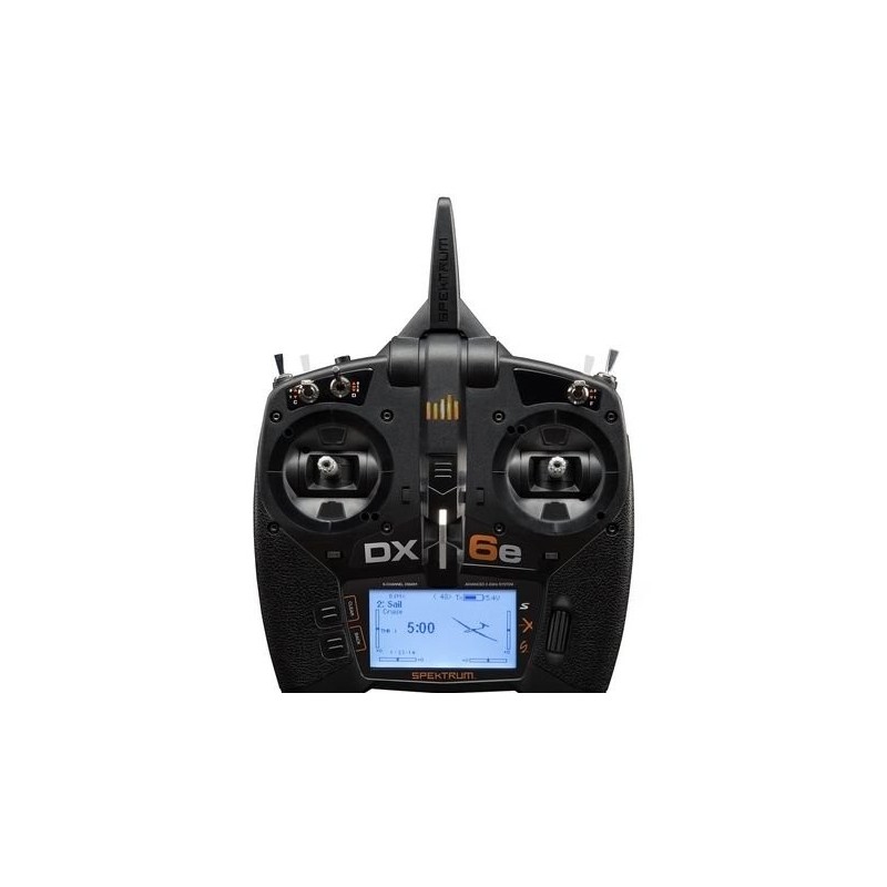 Mandos Radio - Radio DX6e (V2) Spektrum DSMX 2,4GHz - Sólo emisora - FLASH RC