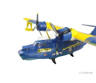 RC Idrovolanti - Dynam PBY Catalina blu-giallo PNP idrovolante circa 1,47m - FLASH RC 2