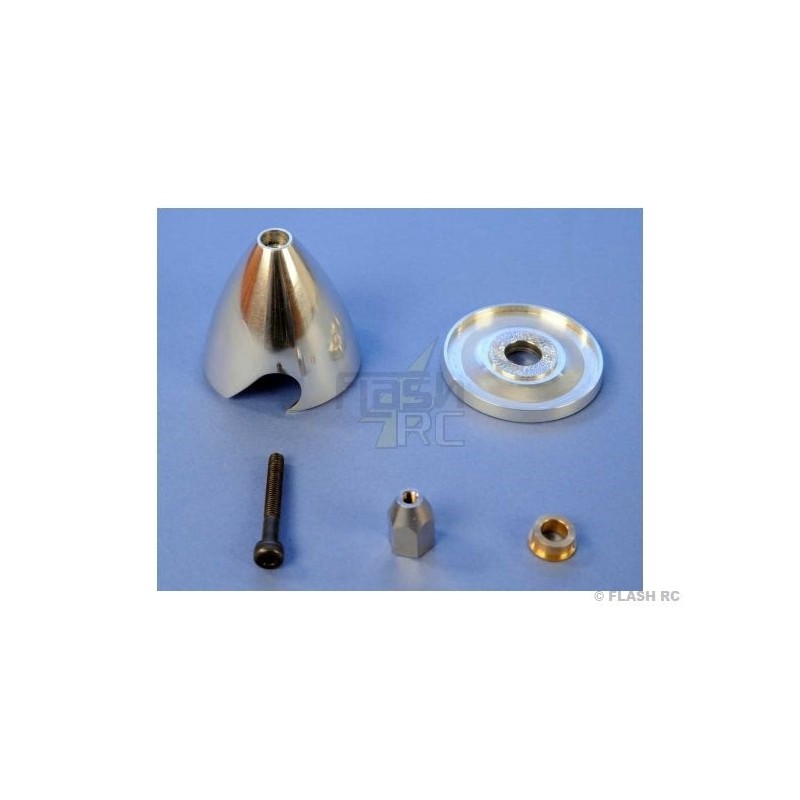 Aluminium cones (fixed propellers) - Aluminium cone Ø76mm - FLASH RC