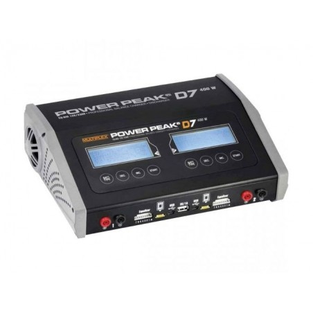 Chargeurs - Chargeur Power Peak D7 EQ-BID 2x200W 12/220V Multiplex - FLASH RC