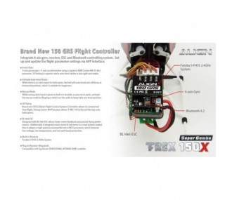 Hélicoptères RC - ALIGN T-REX 150X DFC Super Combo - BTF RH15E04X - FLASH RC 2