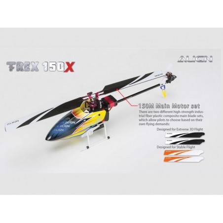 RC helicopters - ALIGN T-REX 150X DFC Combo - BTF RH15E06X - FLASH RC