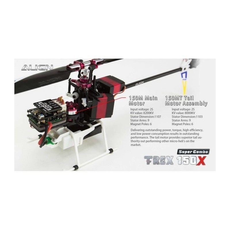 Elicotteri RC - ALIGN T-REX 150X DFC Combo - BTF RH15E06X - FLASH RC