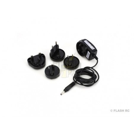 Wandladegeräte TX/RX - Wandladegerät für Spektrum-Funkgeräte (12V, 500mA) - FLASH RC
