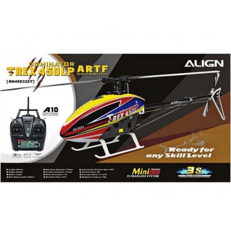 Hélicoptères RC - Align T-REX 450LP 3S ARTF - FLASH RC