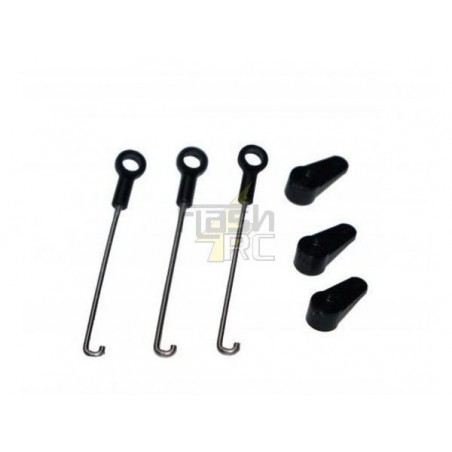 BLADE 180 CFX E-FLITE - BLH3410 - Set di servocomandi - Blade 180 CFX E-Flite - FLASH RC