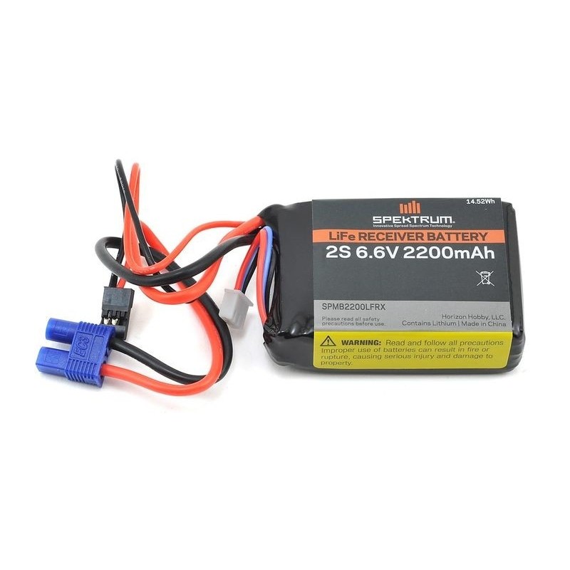Batterie per riceventi - Batteria per riceventi Spektrum Li-Fe 2S 6.6V 2200mAh - FLASH RC