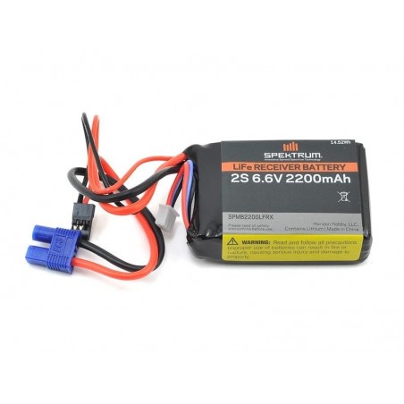 Empfängerakkus - Spektrum Li-Fe 2S 6.6V 2200mAh Empfängerakku - FLASH RC