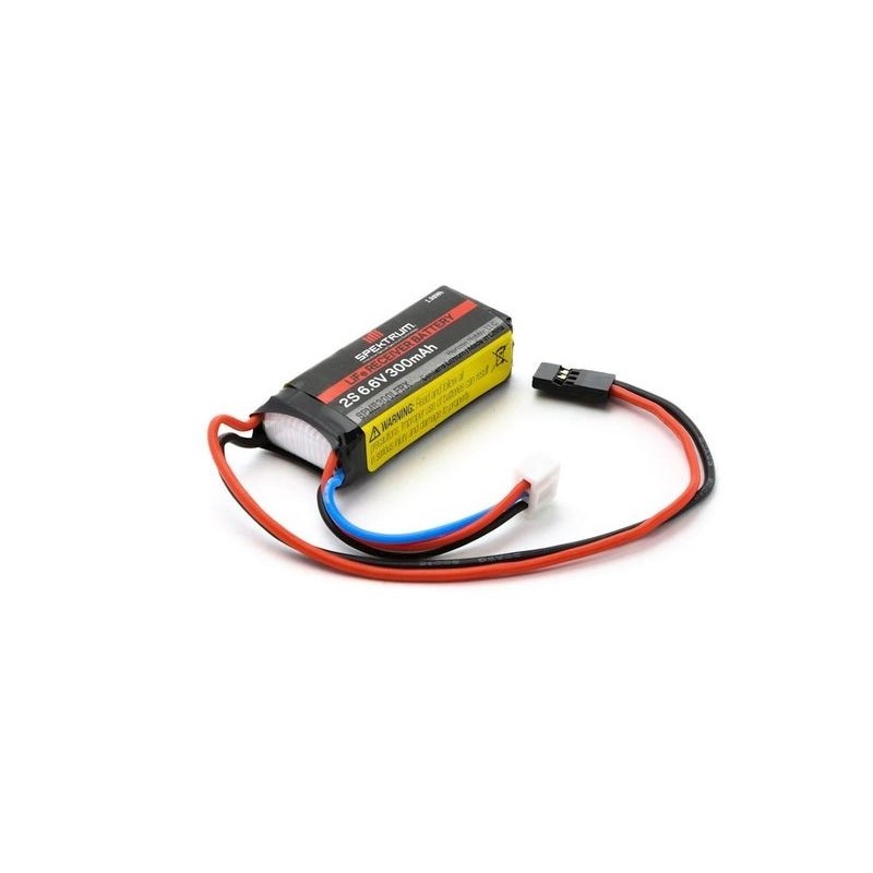 Batteries de réception - Batterie de réception Li-Fe 2S 6.6V 300mAh Spektrum - FLASH RC
