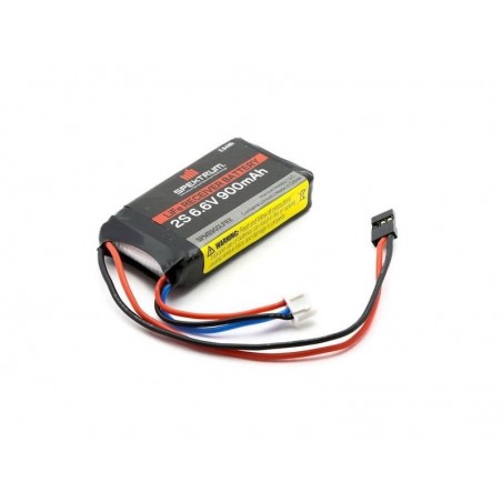 Empfängerakkus - Empfängerakku Li-Fe 2S 6.6V 900mAh Spektrum - FLASH RC