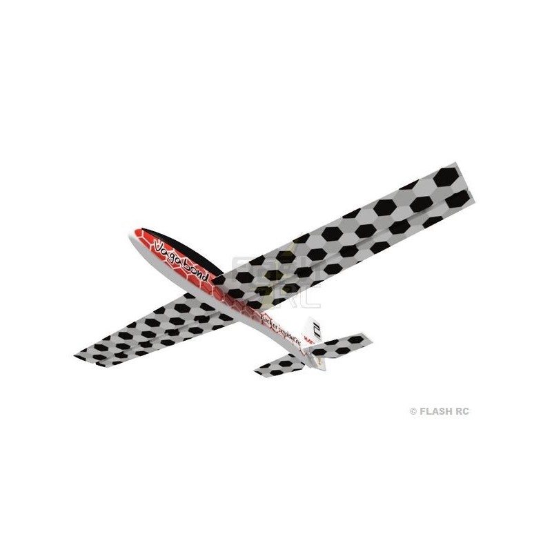 RC-Segler - Vagabond 1500 HexaRed ARF Flügel/Verkleidung verkleidet Hacker Model - FLASH RC
