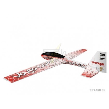 Alianti RC - Vagabond 1500 HexaRed ARF Modello Hacker ad ala coperta/cabina - FLASH RC