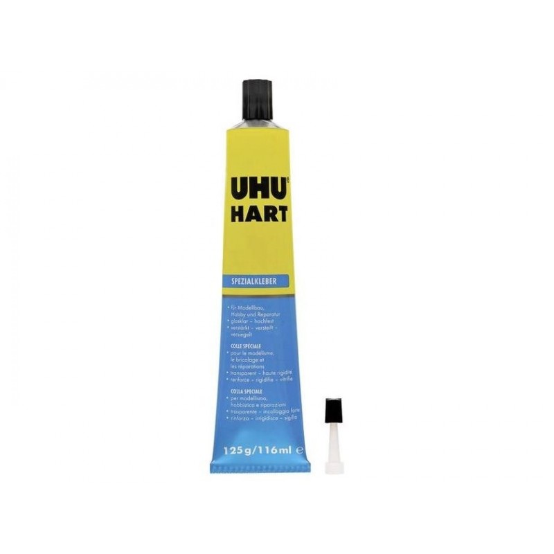 Colla per legno/vetro - Colla UHU HART 125g - FLASH RC
