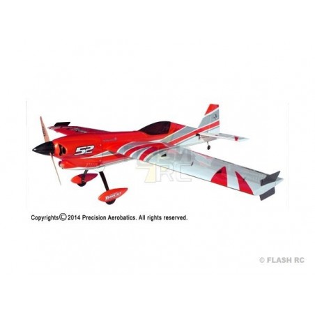 RC Acrobacia Aérea - Precision Aerobatics XR 52 V2 rojo ARF aprox.1.32m - FLASH RC