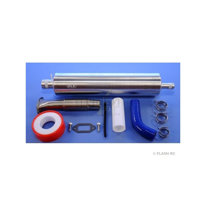 Pots d'échappements - Set complet échappement (type canister) DLE20-RA - Dle Engines - FLASH RC