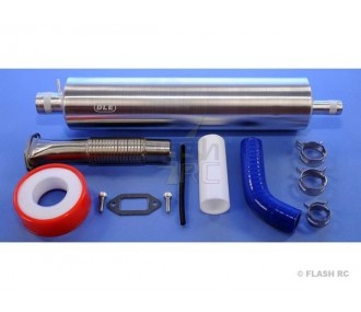 Pots d'échappements - Set complet échappement (type canister) DLE55-RA - Dle Engines - FLASH RC