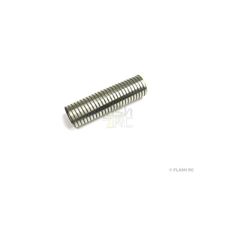 Tubes acier inoxydables flexibles - Tube acier inoxydable flexible 10cm dia.20mm Toni Clark - FLASH RC