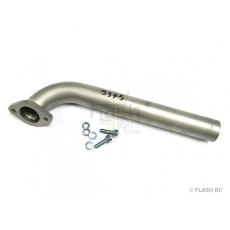 Exhaust pipes/flanges - DA60 Toni Clark narrow left hand inclined exhaust pipe - FLASH RC