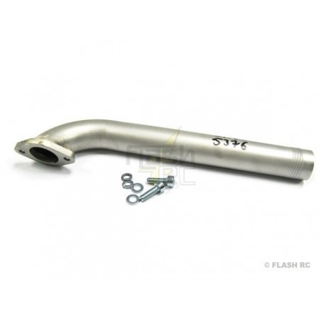 Exhaust pipes/flanges - Narrow angled exhaust pipe DA60 Toni Clark - FLASH RC