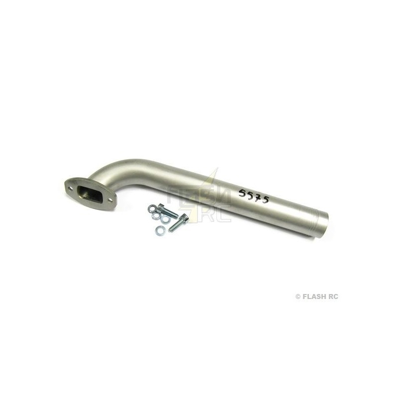 Tubi di scarico/flange - Tubo di scarico angolato stretto DA50-R Toni Clark - FLASH RC