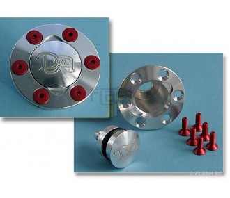 Serbatoi benzina/metanolo e acc - Tappo di riempimento con logo DA inciso Toni Clark - FLASH RC 2