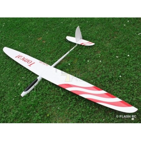 RC Motorgliders - E-Tomcat Full carbon 2.60m white & red RCRCM - FLASH RC