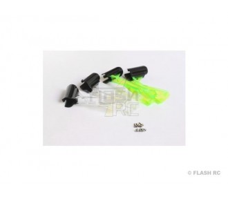 Accessories & spare parts for Drones - Green/white LEDs with motor mounts - Galaxy Visitor 6 NINE EAGLES - FLASH RC