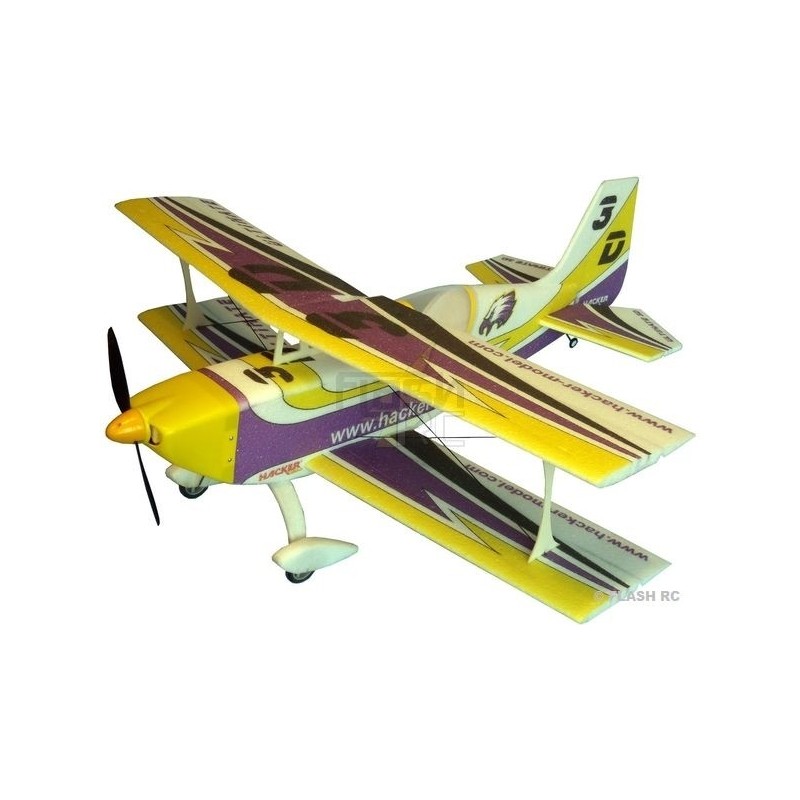 RC Acrobacia Aérea - Hacker modelo 3D ver t ARF aprox.1.00m - FLASH RC