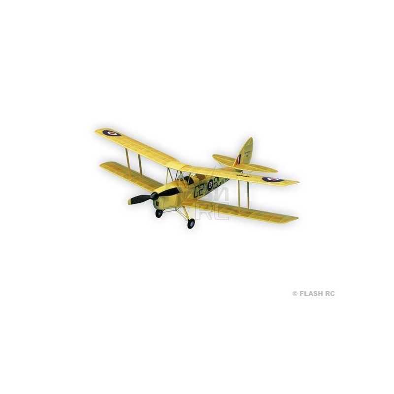 RC-Flugzeugmodelle - Bausatz Flugzeug Hacker model DH82 Tiger Moth env.0.56m - FLASH RC