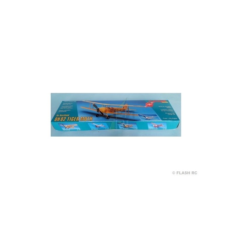 RC-Flugzeugmodelle - Bausatz Flugzeug Hacker model DH82 Tiger Moth env.0.56m - FLASH RC