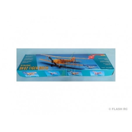 Kit à constuire avion Hacker model DH82 Tiger Moth env.0.56m - FLASH RC