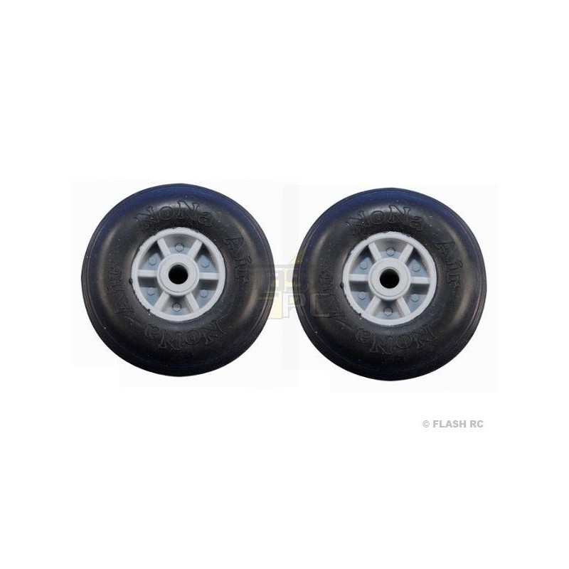 Roues - Paire roues NoNa Ø51x19mm - FLASH RC