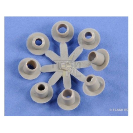 Roues - Paire roues NoNa Ø51x19mm - FLASH RC