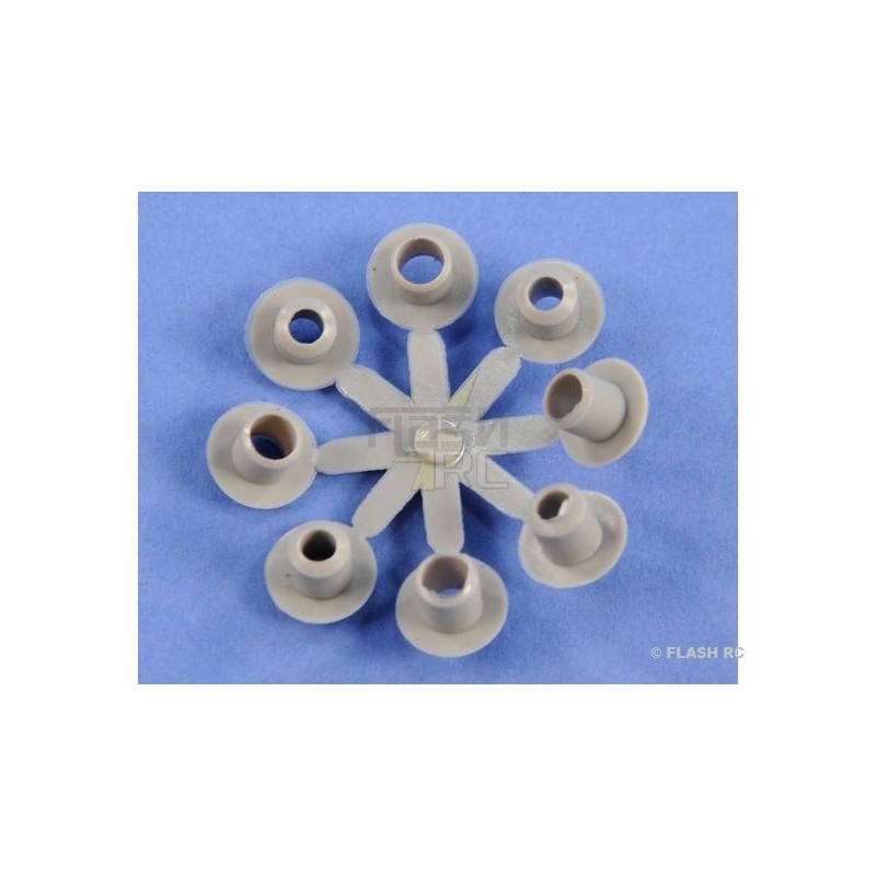 Roues - Paire roues NoNa Ø55x21mm - FLASH RC