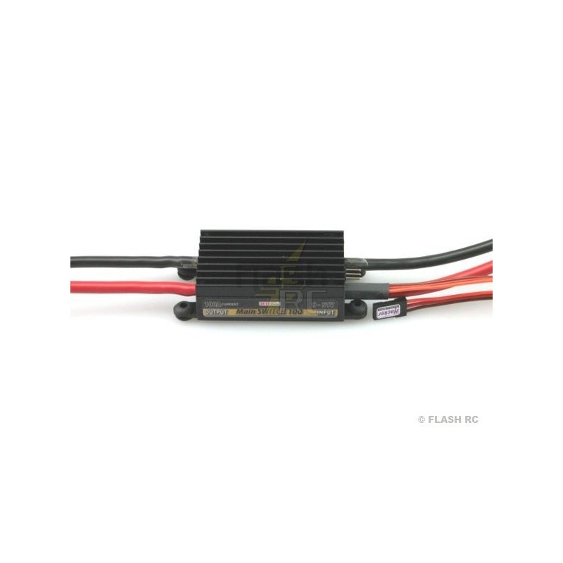 Electronic / Magnetic Switches - Electronic Main Switch 100 Jeti + magnetic switch - FLASH RC