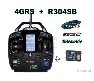 Radiocommandes - Radio Futaba 4GRS 2.4Ghz T-FHSS + R304SB - FLASH RC