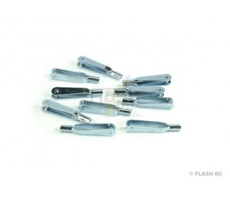 Métal droite - Chapes métal M2 (10 pcs) - KAVAN - FLASH RC
