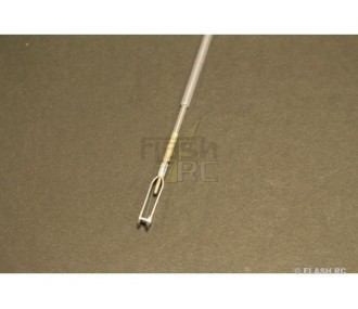 Pre-assembled linkages - Pre-assembled linkage with CAP 0,8x930mm + M2 end cap + M2 clevis - KAVAN - FLASH RC