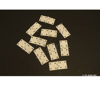 Cerniere - Cerniere piatte in nylon 34x16mm (10 pz) - KAVAN - FLASH RC
