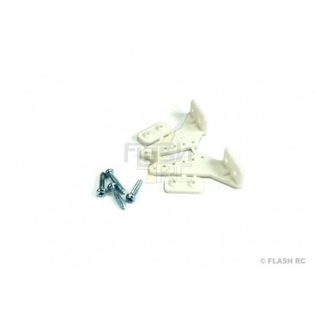 Horns - Horns nylon 30mm dia.holes 1.55mm (2 pcs) - KAVAN - FLASH RC
