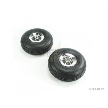 Räder - Paar SuperLight Deluxe Wheel dia.50 mm - KAVAN - FLASH RC