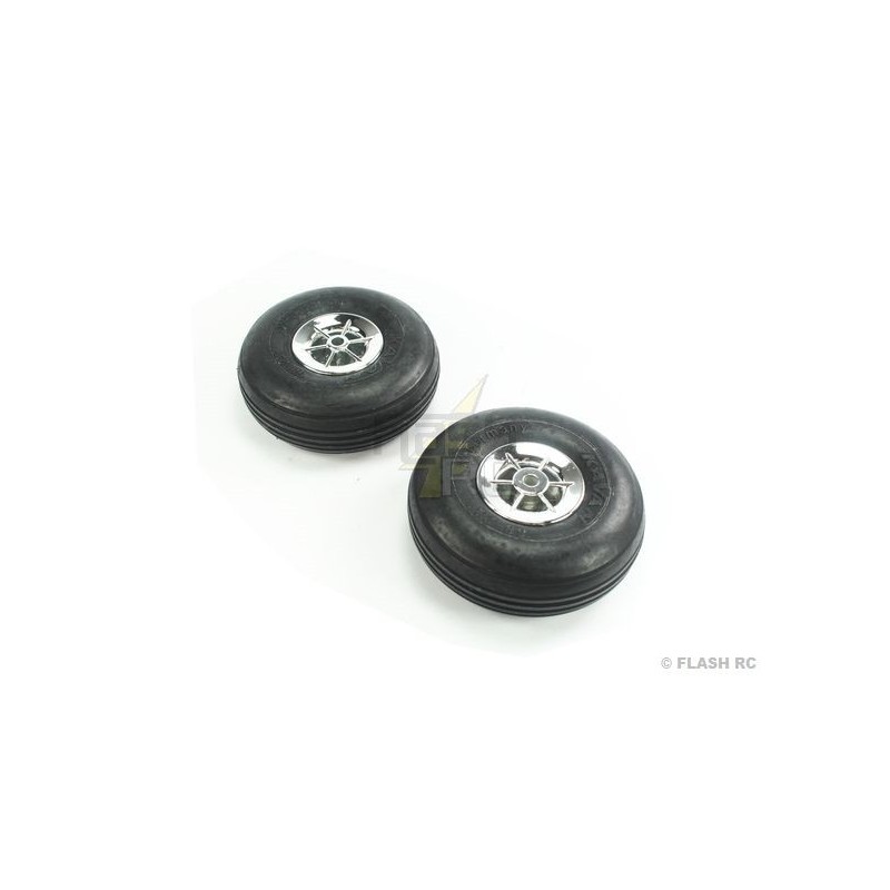 Ruote - Coppia di ruote SuperLight Deluxe dia.56 mm - KAVAN - FLASH RC
