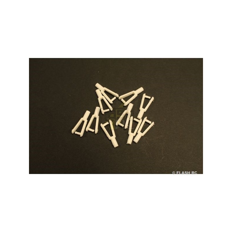 Horquillas rectas de nylon - M2 (10 uds.) KAVAN - FLASH RC