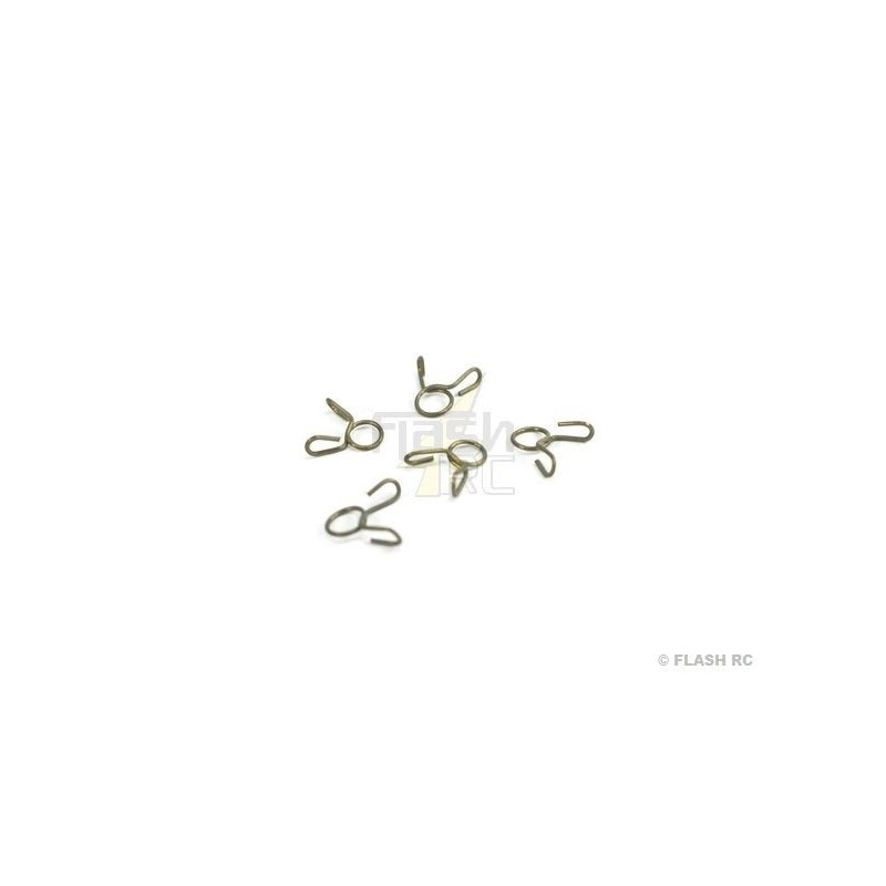 Fuel/methanol hoses & acc. - Hose clips dia. 4 mm (5 pcs) - KAVAN - FLASH RC