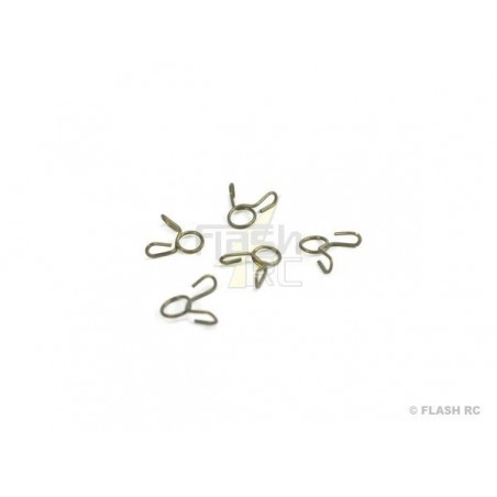 Tubi flessibili per carburante/metanolo e acc. - Fascette stringitubo Ø 4 mm (5 pz) - KAVAN - FLASH RC